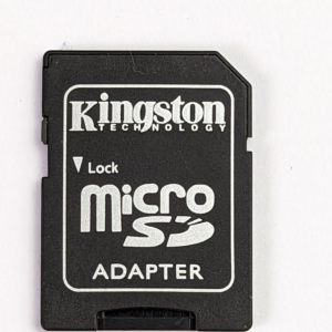 Nice Vintage Kingston 8GB micro SDHC Card TF Card + Adapter microSD to Full Size SD