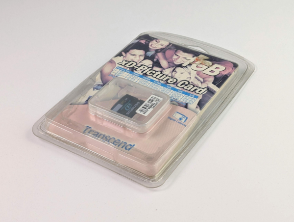 Vintage Olympus xD-Picture Card 1 Gb Transcend Memory Card for Olympus / Fujifilm Cameras - Made in Taiwan!