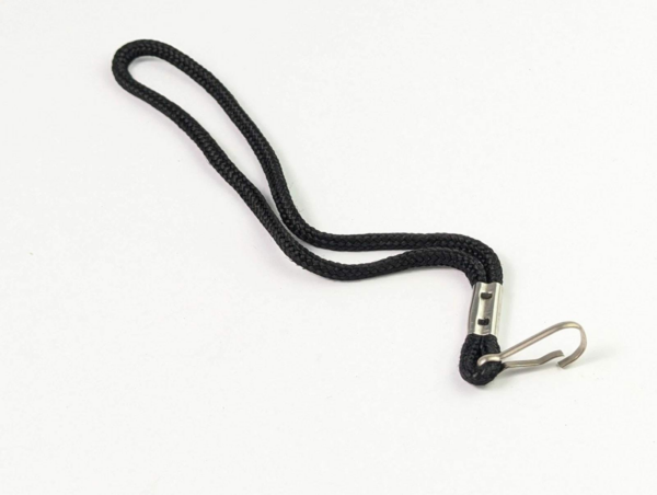 Wrist Strap Hand Strap w/Swivel Metal Hook Black