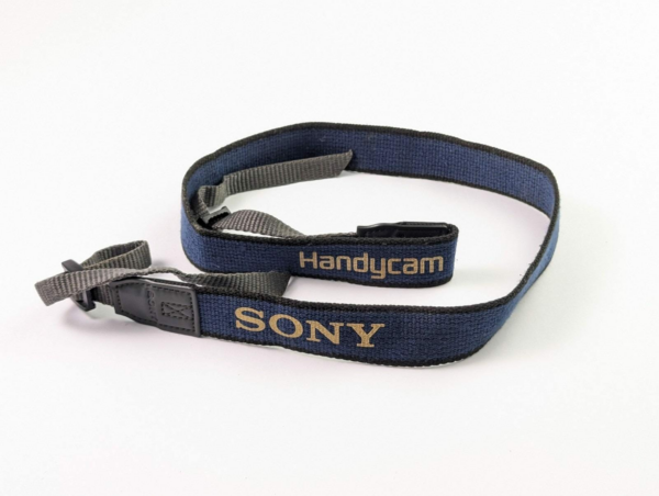 Vintage Sony Handycam Neck Strap Shoulder Strap For Sony Handycams - Blue