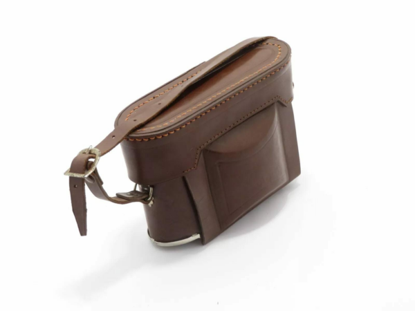 Vintage Leather Fitted Camera Case for Compact SLR Camera (Check Photos) - Brown