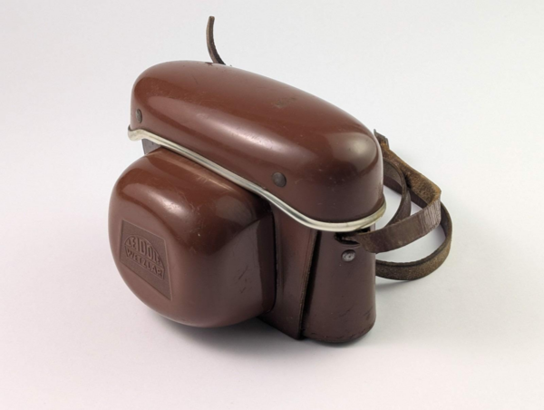 Leidolf Wetzlar Unimatic 606 35mm Film Camera Leather Case W/ Neck Strap - Made in Germany