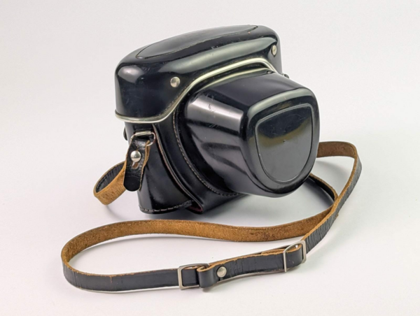 Vintage Hard Plastic/Leather Camera Case Fitted for Ihagee Exacta 500 Camera