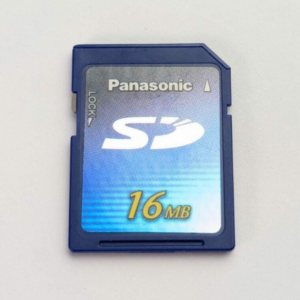 Rare! Vintage Panasonic 16 Mb SD card For old cameras & Camcorders JAPAN!