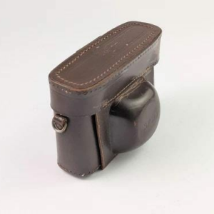 Vintage Brown Leather Camera Case for Ilford Sportsman Camera - Western Germany