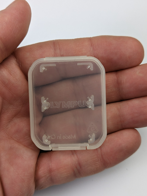 Vintage Olympus XD-PictureCard Memory card Holder Plastic Holder