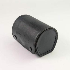Mamiya Lens Case Leather Photo Accessory Box Black - Made in Japan