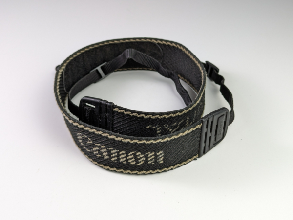 Nice Vintage Canon Digital Wide Neck Strap Thick Solid Textile Strap for EOS Series - Black