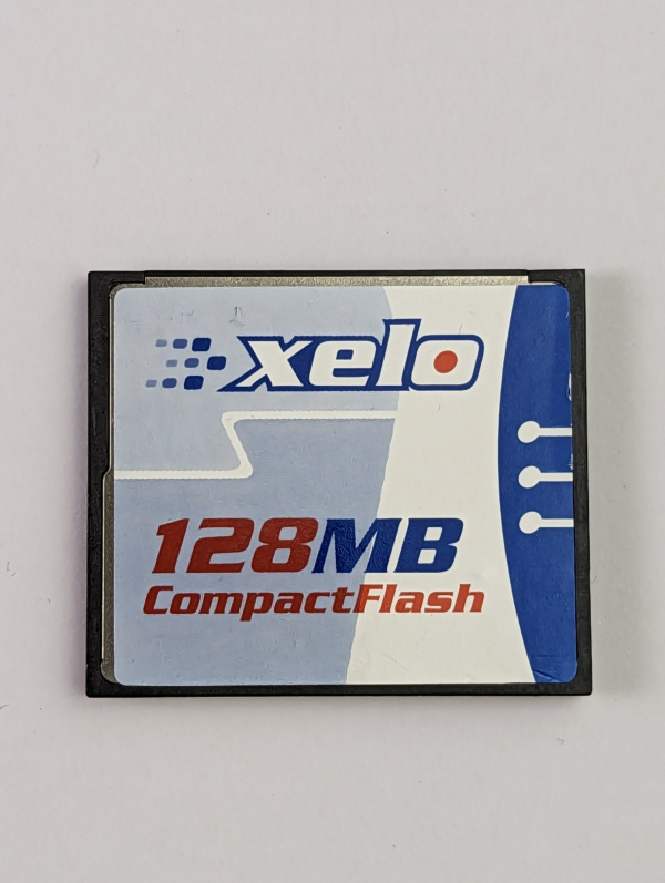 Nice Vintage Xelo 128MB CompactFlash Memory Card CF Card for Old Cameras & Devices