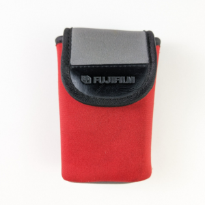 Rare Vintage Fujifilm Neoprene Pouch Belt mountable travel bag for Compact Film Cameras