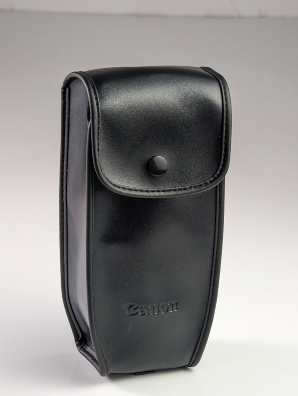 Vintage Canon Leatherette Pouch for SpeedLite Flash Canon HotShoe Flash Case - Made in Japan