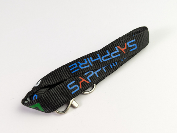 Rare Vintage AMD Sapphire Strap with Metal Carabin Hook for AMD/Sapphire Collectors