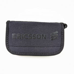 Rare Vintage Ericsson Neoprene Pouch Card Holder/Earbuds Carrying Case