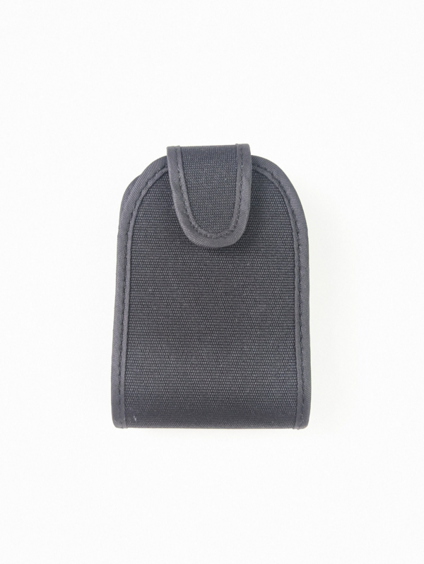 Nice Vintage Textile Pouch Belt Mountable Travel Bag for Compact Digital Cameras - Black