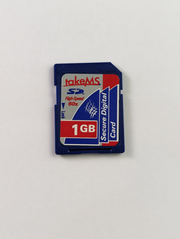 Vintage takeMS Secure Digital Card 1GB High Speed 60x - Formatted & Tested