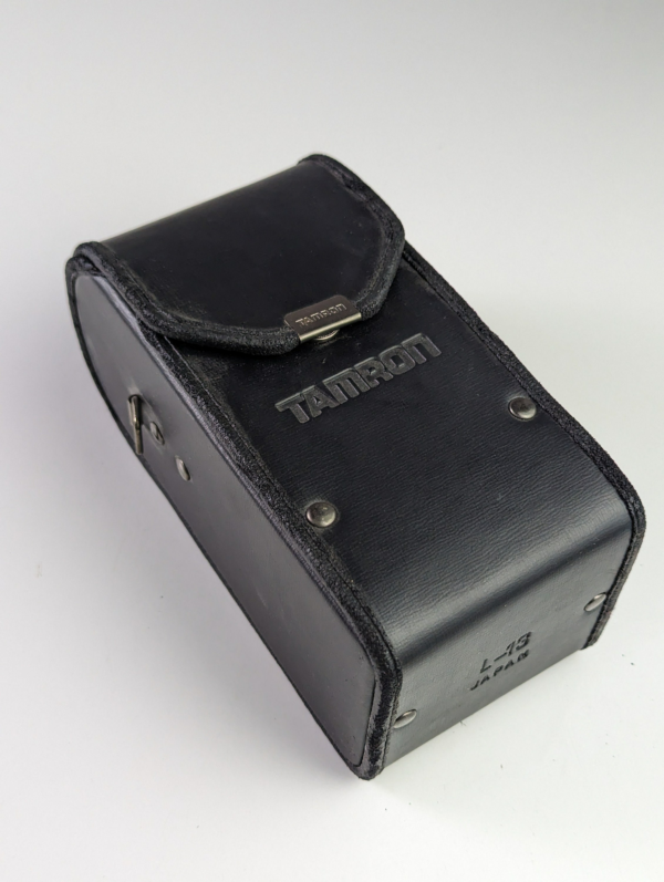 Vintage Tamron L-13 Hard Lens Case Black for big Tamron Zoom Lenses - Made in Japan