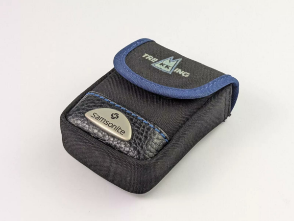 Nice Samsonite Trekking Compact Camera Case Belt Mountable Black/Blue