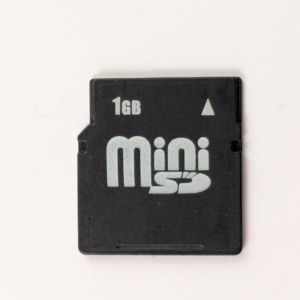 1 GB MiniSD Vintage Memory Card for Old Cameras PDAs Nokia GSM Cell Phones