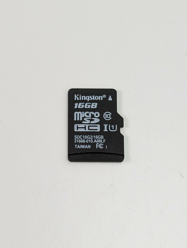 Vintage Vintage Kingston 16GB micro SDHC Memory Card Class 10 MicroSD - Taiwan