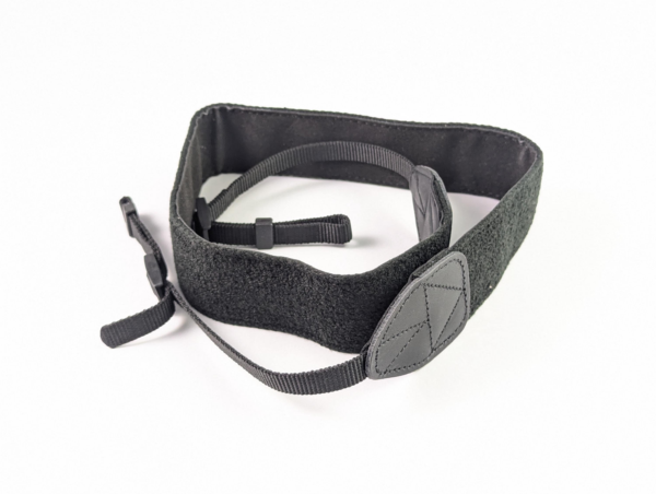 Vintage Black Camera Strap Comfy Wide Shoulder Strap - Made In Japan