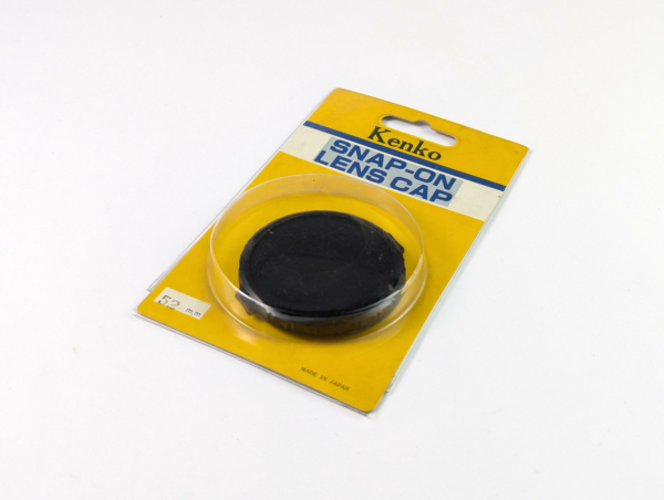 Vintage Kenko 52mm Snap-On Lens Cap NEW! Old Stock - Made In Japan