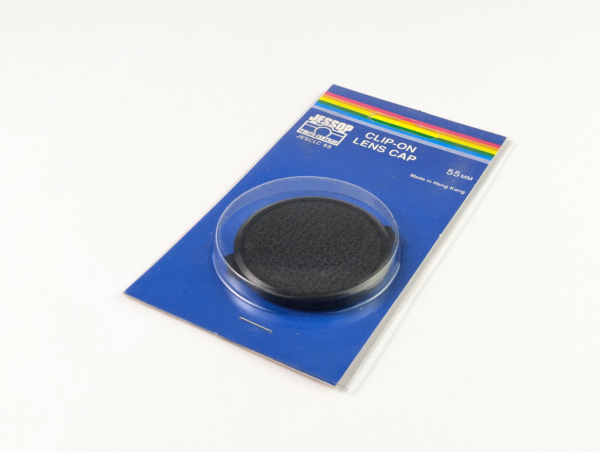 Vintage Jessop 55mm Clip-On Lens Cap NEW! Old Stock - Made In Hong Kong
