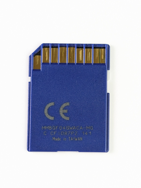 Nice Vintage Transcend SDHC 4GB SD Memory Card for Old Cameras & Devices - Made in Taiwan