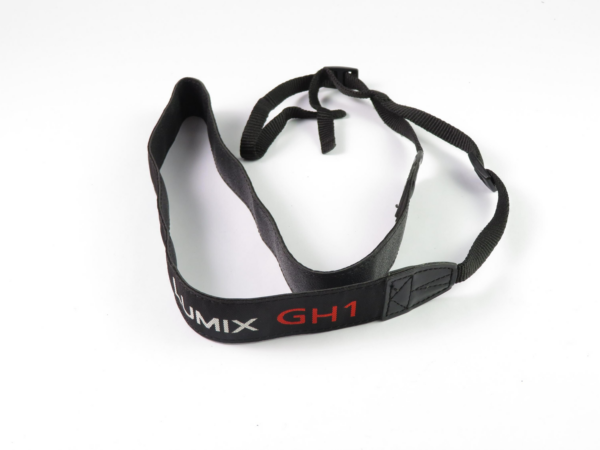 Vintage Panasonic Lumix GH1 Strap Black Silver Logo