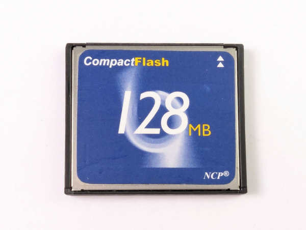 Vintage Hitachi 128MB CompactFlash Card Memory Card CFC Card Picture Card - Made In Japan