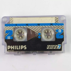 Vintage Philips 60 min. Mini Cassette Dictation System Tape Dictation Tape