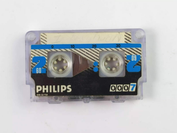 Vintage Philips 60 min. Mini Cassette Dictation System Tape Dictation Tape