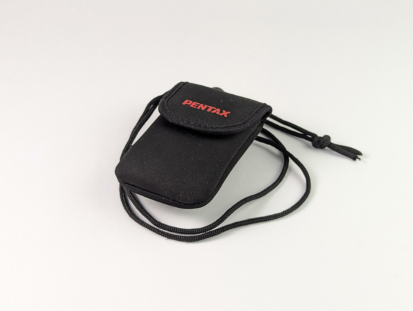 Nice Vintage Neoprene Pentax Camera Pouch With Strap Black