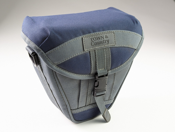 Nice Vintage Town & Country Camera Travel Bag Triangle Shaped Film Camera Bag for DSLR/SLR Film Camera - Belt Mountable
