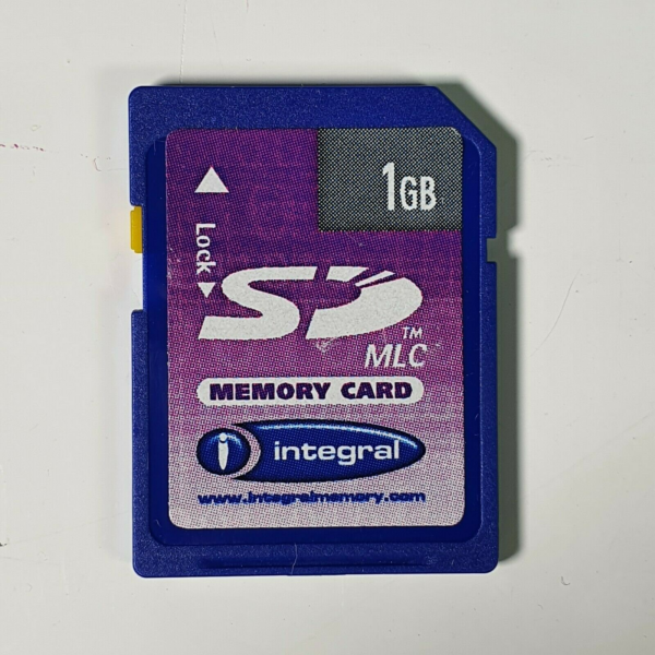 RARE! Vintage Collectible Integral 1GB Secure Digital Card - Made in Japan - SD-M01G 0731 TR0746U