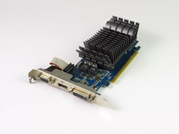 Nice Vintage ASUS NVIDIA GT210 PCI-E Video Card 1GB DDR3 64bit Silent