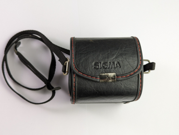 Vintage Sigma Leather Case Model NC-30 for Teleconverter/Small Wide Lens - Made in Japan