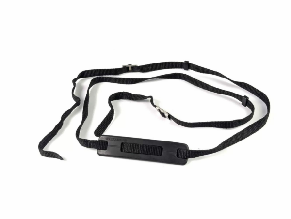 Vintage Olympus Neck Strap Thin Black Shoulder Strap Metallic Buckles - Japan
