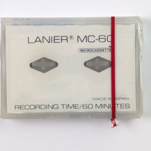 Rare Vintage Lanier MC-60 Microcassette Blank Tape Dictation Tape Sealed - Japan