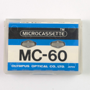 Vintage Olympus MC-60 Microcassette 60 min Tape for Voice Recorders/Dictators - Japan