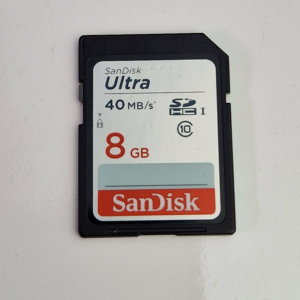 Vintage Sandisk Ultra 8 Gb SDHC I class 10 Memory Card up to 40 MB/s - Fully Formatted