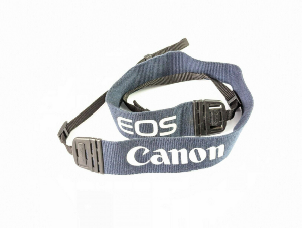 Vintage Canon EOS Neck Strap Dark Blue Shoulder Strap - Japan