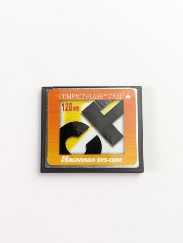 Vintage Hagiwara SYS-COM Compactflash Card 128MB Picture Card Memory card for old Cameras and devices  - Made in Japan