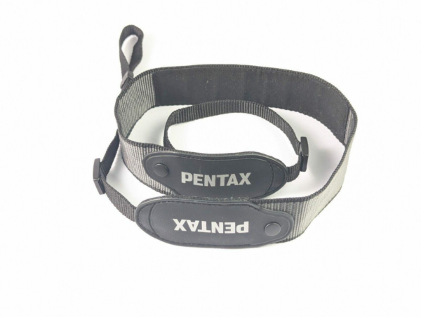 Vintage Pentax Neck Strap Wide Shoulder Strap for SLR/DSLR Cameras -  Grey and Black