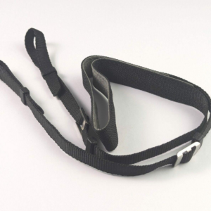 Vintage Pentax Neck Strap Rare Shoulder Strap for Pentax SLR Film Cameras With Metallic Buckles - Black