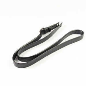 Vintage Plastic Strap Metallic Buckle For Photo Camera Bags - Black