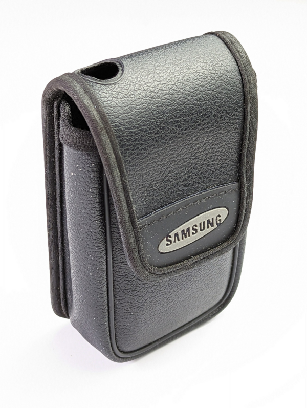 Nice Vintage Samsung Leatherette Pouch Belt Mountable Travel Bag for Compact Digital Cameras