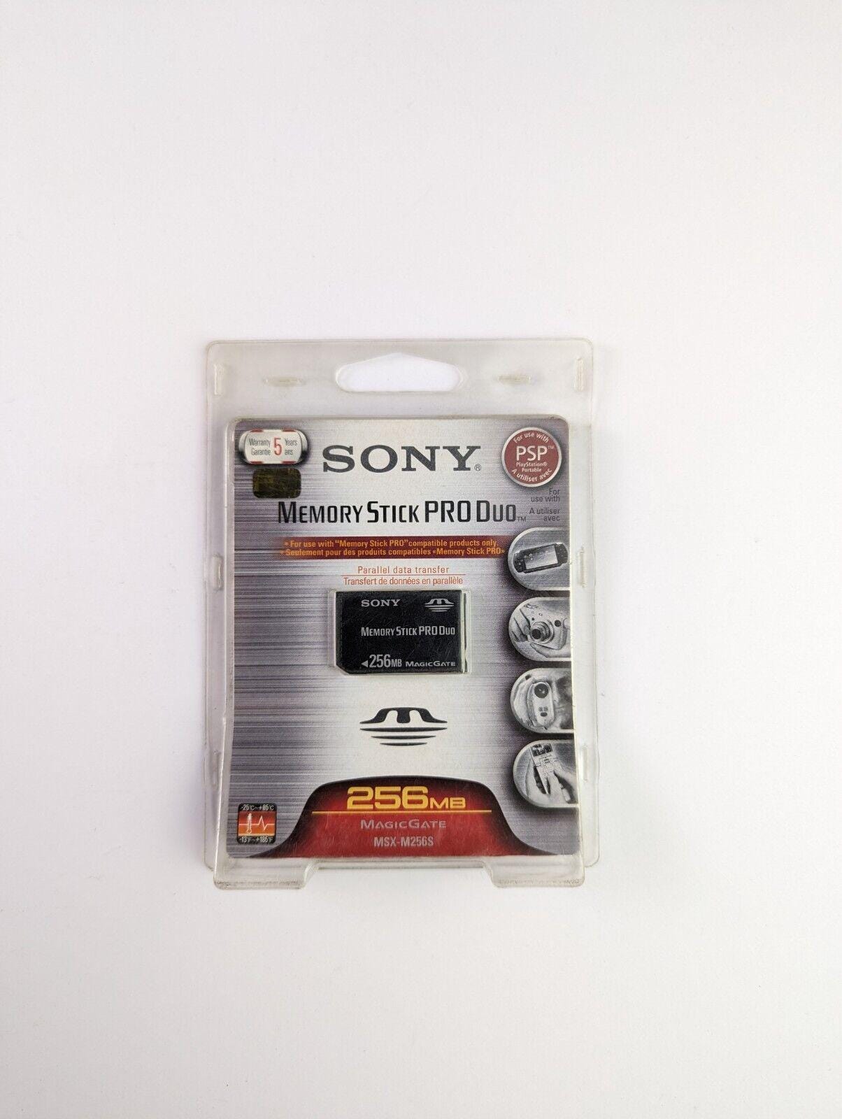 Sony Media Memory Stick Pro DUO 256Mb MSX-M256S Memory Card Japan PSP Cyber-Shot