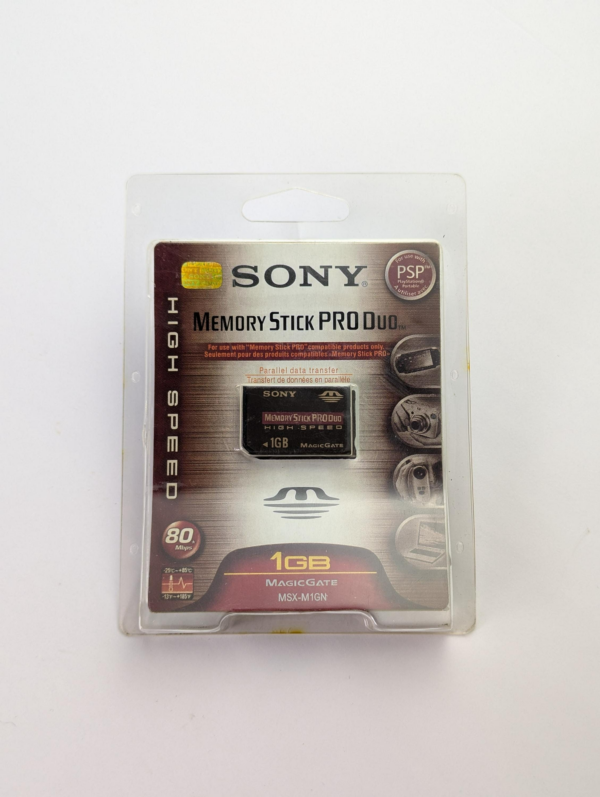 Vintage Sony Memory Stick Pro Duo 512Mb MSX-M1GN HighSpeed Memory Card For PSP console, Cybershot Cameras - JAPAN!