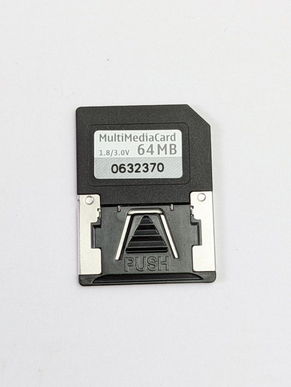 Vintage MMC Mobile 64MB Card for Vintage GSM Phones with SD Adapter