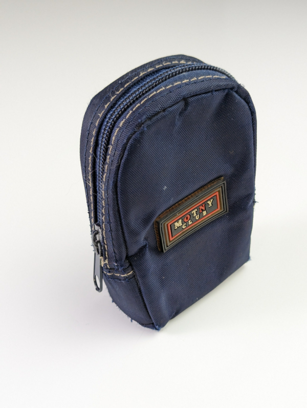 Nice! Vintage Monty Club Belt Mountable Pouch Travel Bag for Digital Cameras - Blue